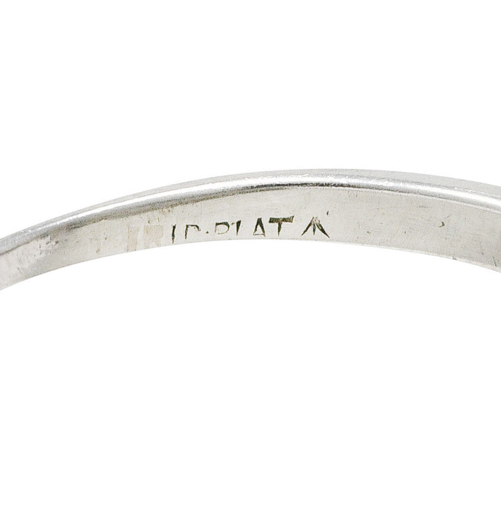 1930's Art Deco 1.25 CTW Diamond Platinum Dinner RingRing - Wilson's Estate Jewelry