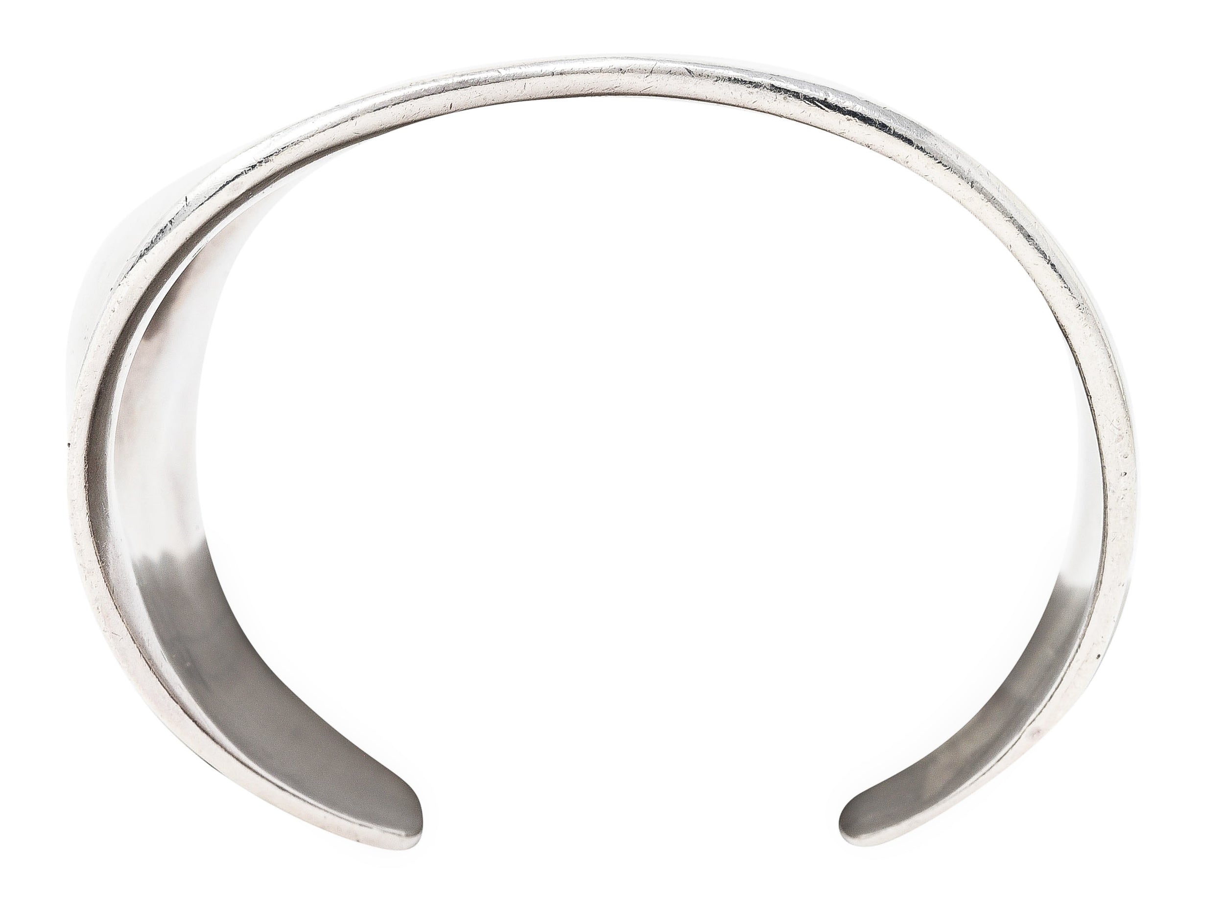 Vintage Elsa Peretti Tiffany & Co. Sterling Silver Bone Cuff Bracelet Wilson's Estate Jewelry