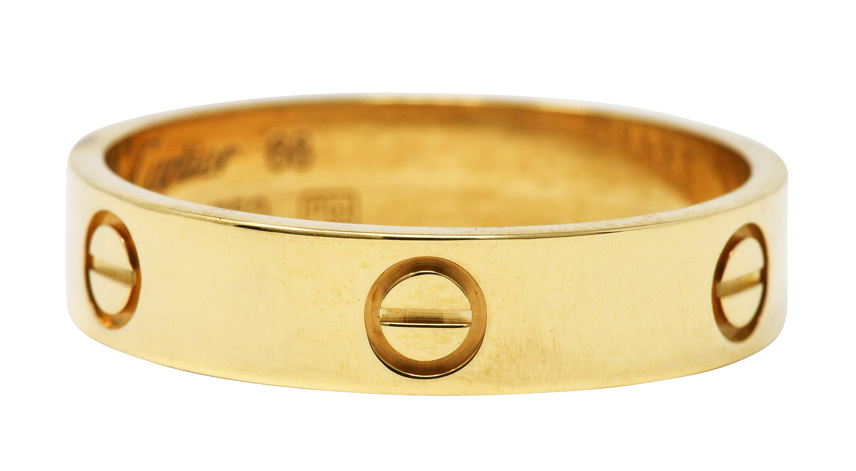 Cartier Love 18 Karat Gold Unisex Band RingRing - Wilson's Estate Jewelry
