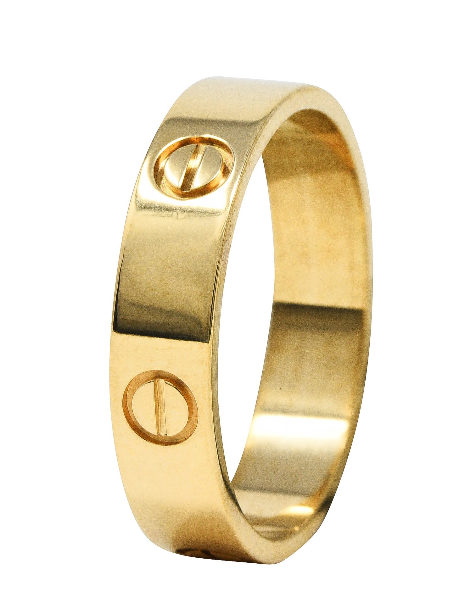 Cartier Love 18 Karat Gold Unisex Band RingRing - Wilson's Estate Jewelry
