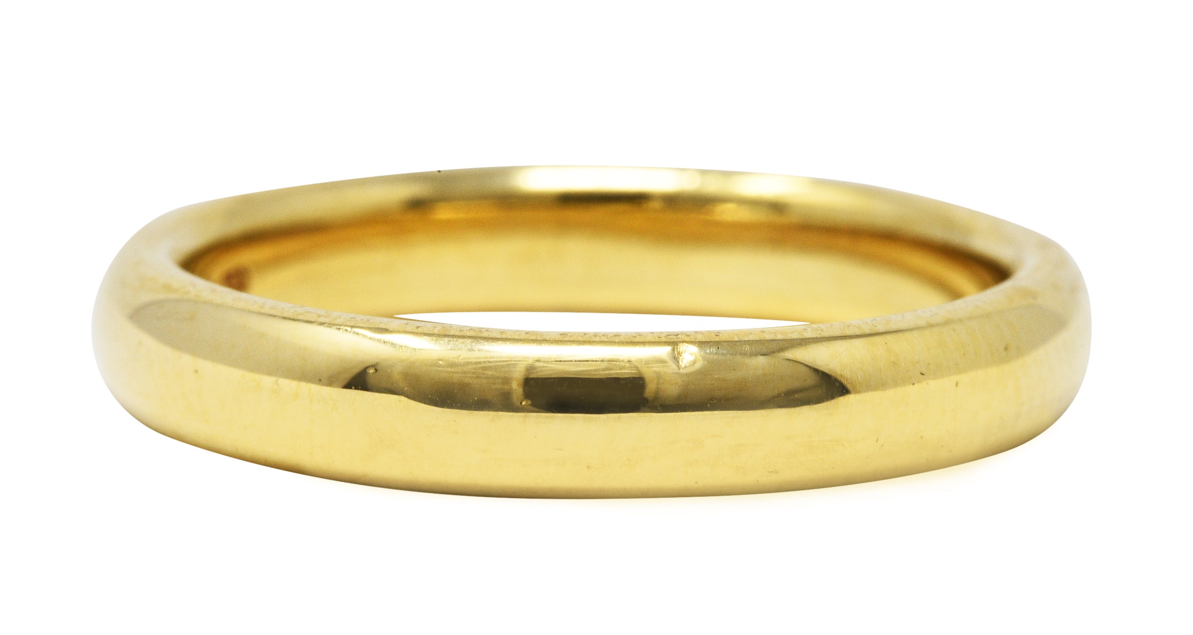 Tiffany & Co. 18 Karat Gold 4.0 MM Unisex Wedding Band RingRing - Wilson's Estate Jewelry