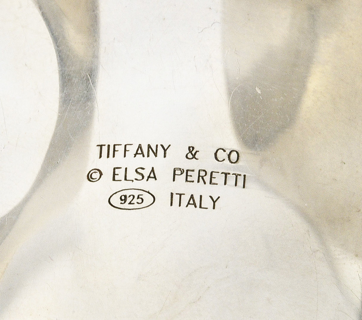 Elsa Peretti Tiffany & Co Vintage Sterling Silver 61MM Medium Bone Cuff Bracelet Wilson's Estate Jewelry