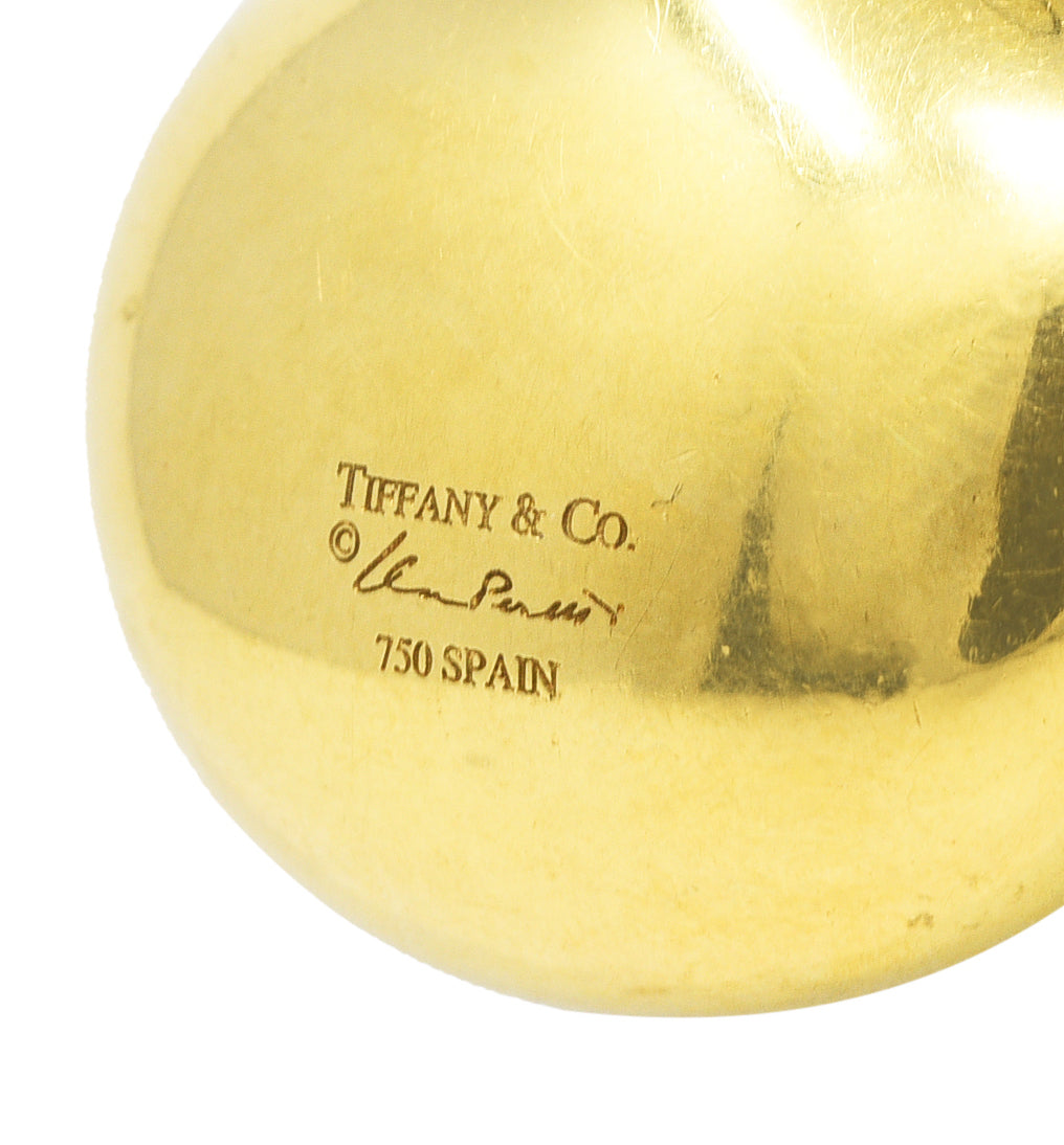 Elsa Peretti Tiffany & Co. Turquoise 18 Karat Gold Bottle NecklaceNecklace - Wilson's Estate Jewelry