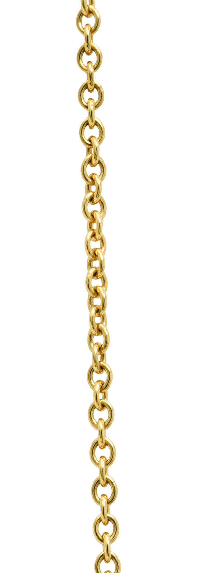 Elsa Peretti Tiffany & Co. Turquoise 18 Karat Gold Bottle NecklaceNecklace - Wilson's Estate Jewelry