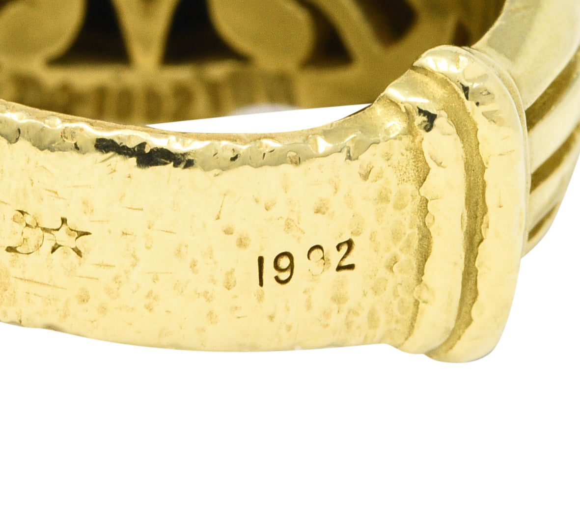 Kieselstein-Cord Bloodstone Intaglio 18 Karat Gold Signet RingRing - Wilson's Estate Jewelry