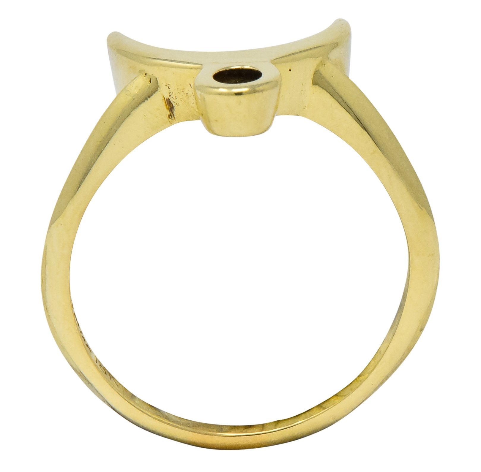 Cartier Vintage 18 Karat Gold Zodiac Taurus Stacking Ring - Wilson's Estate Jewelry