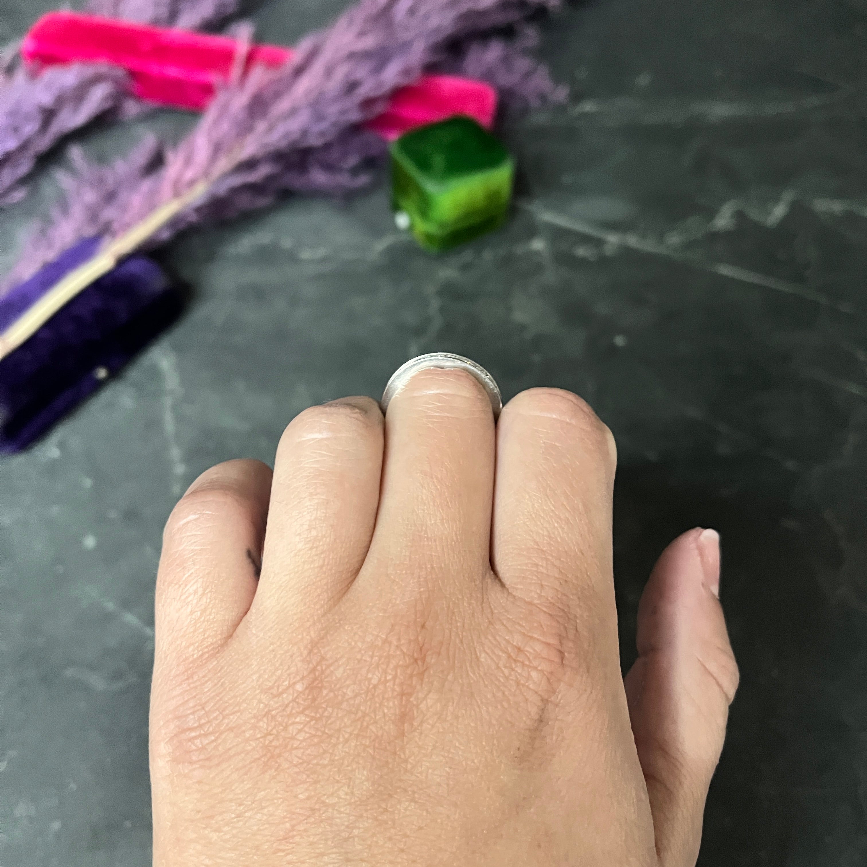 Contemporary 2.70 CTW Princess Cut Diamond Platinum Wedding Band Ring Wilson's Estate Jewelry