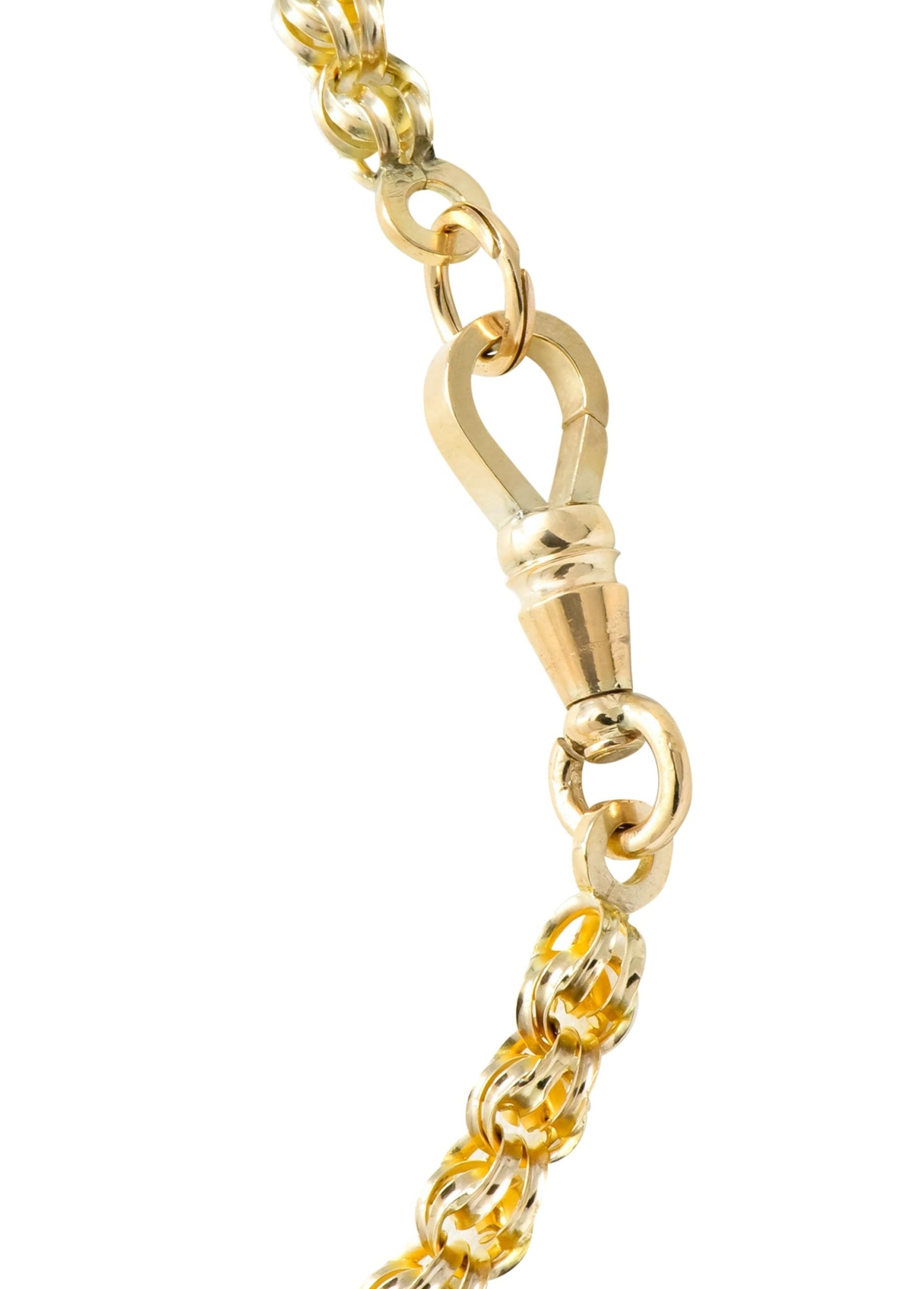 Substantial Victorian 14 Karat Gold 62 Inch Long Chain Necklace Circa 1880 - Wilson's Estate Jewelry