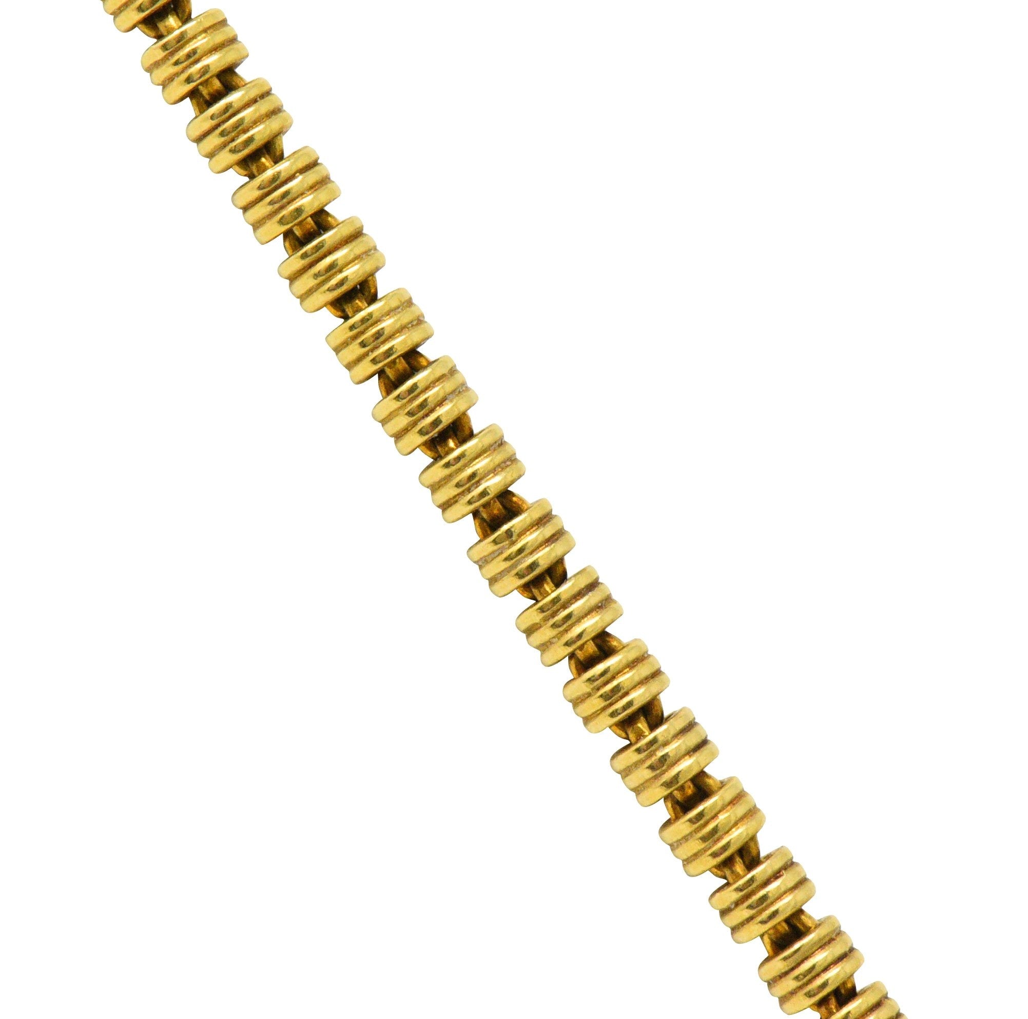 Victorian Hardstone Diamond Ruby Gold Roman Soldier Cameo Pendant Necklace Wilson's Estate Jewelry