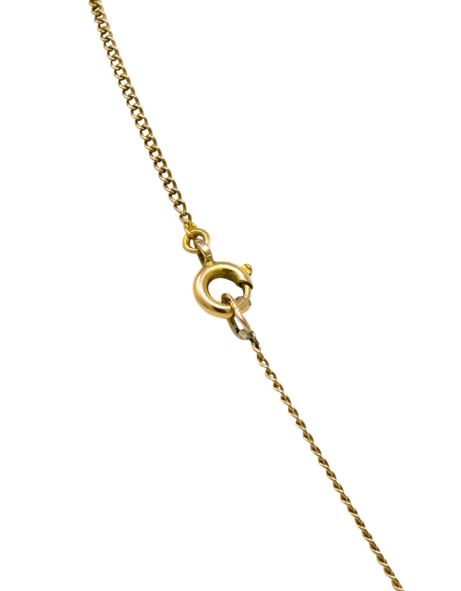 Victorian Rose Cut Diamond 14 Karat Gold Unisex Cross Pendant - Wilson's Estate Jewelry