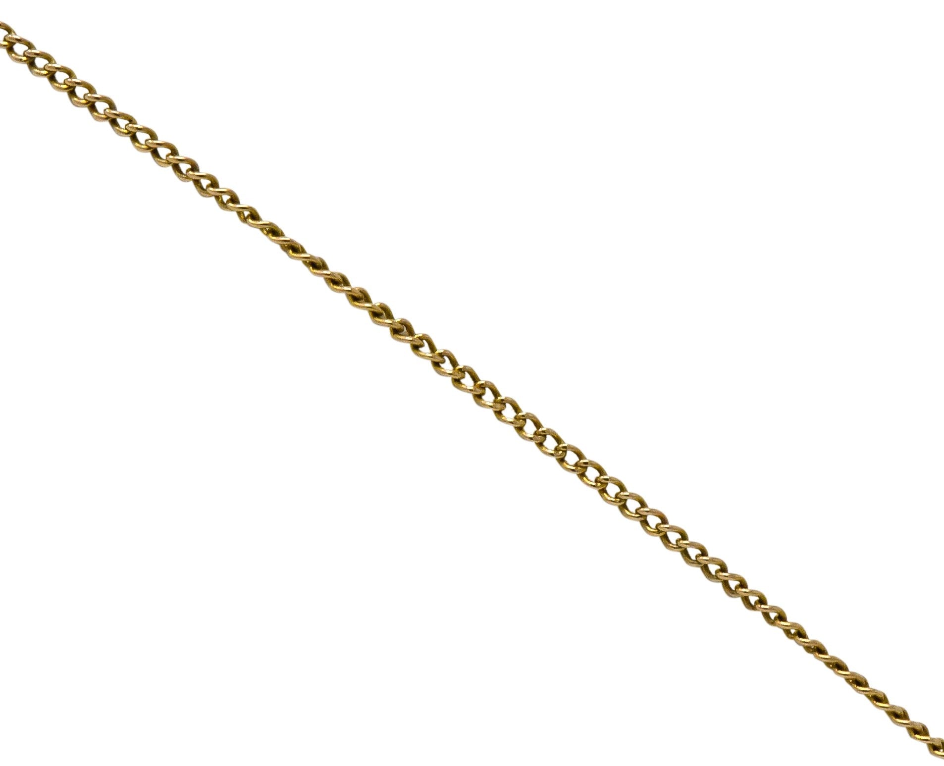 Victorian Rose Cut Diamond 14 Karat Gold Unisex Cross Pendant - Wilson's Estate Jewelry