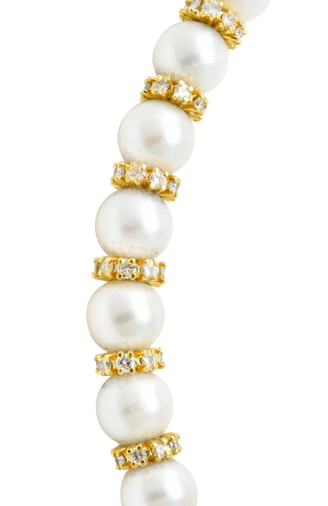 Vintage 35.50 CTW Sapphire Emerald Diamond Pearl 18 Karat Gold Heart Necklace - Wilson's Estate Jewelry