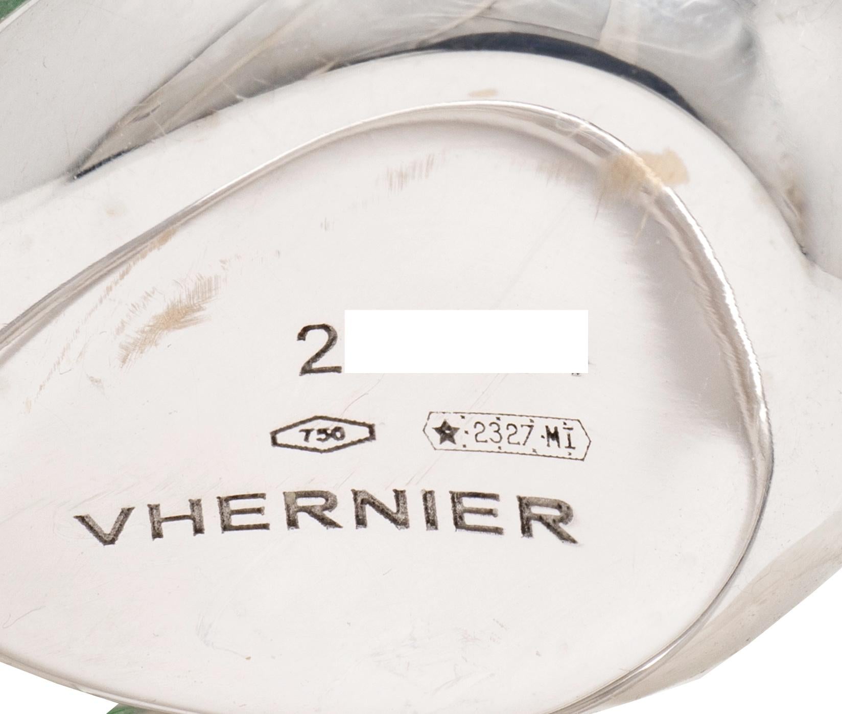 Vhernier Jade Quartz Diamond 18K Gold Contemporary Palloncino Balloon Ring