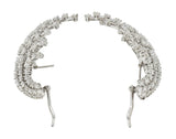 Stefan Hafner Contemporary 10.76 CTW Diamond 18 Karat White Gold Spray Earrings
