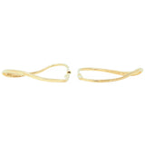 Elsa Peretti Tiffany & Co. Vintage 18 Karat Yellow Gold Open Heart Hoop Earrings
