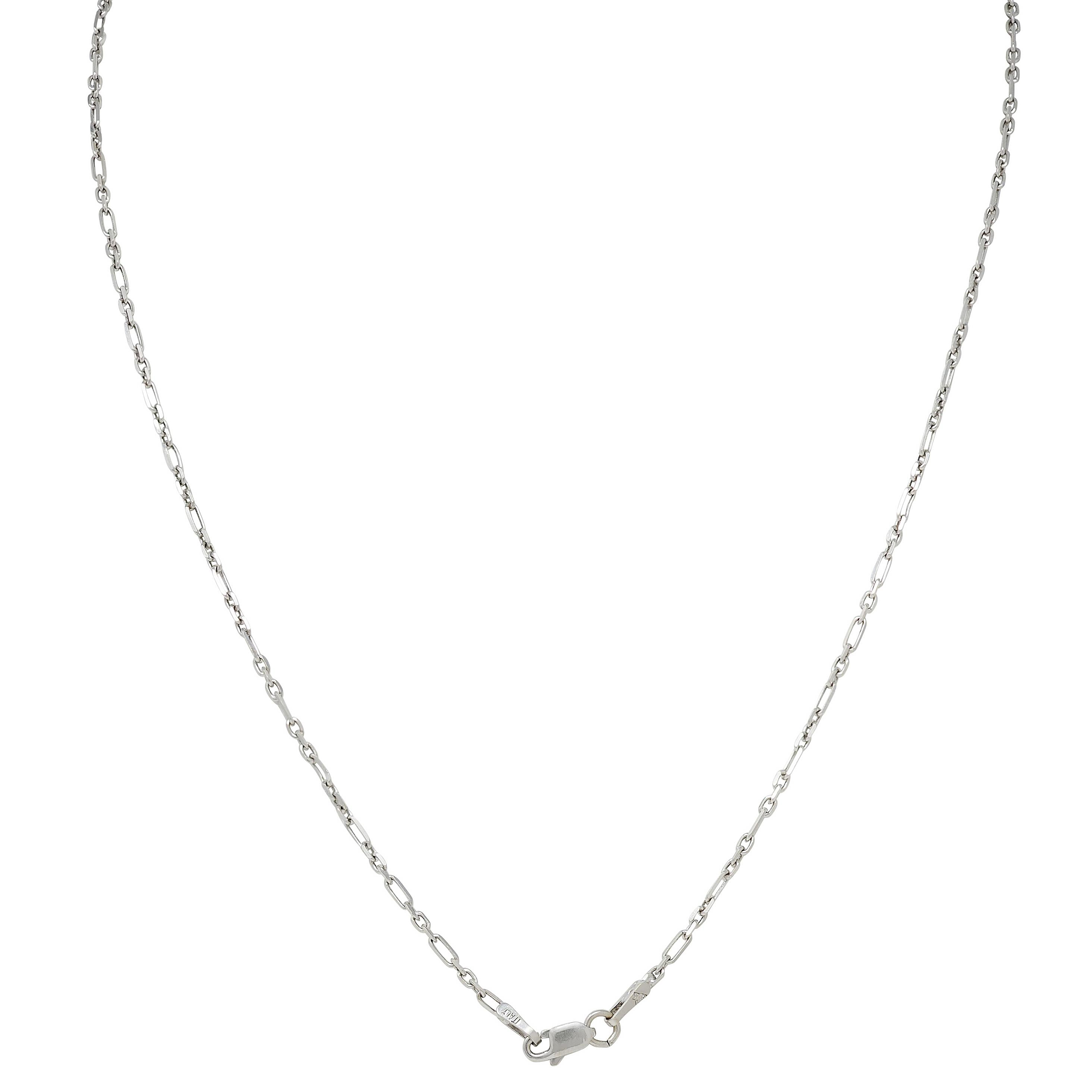 Edwardian Opal Diamond Platinum 18K Gold Garland Antique Pendant Necklace