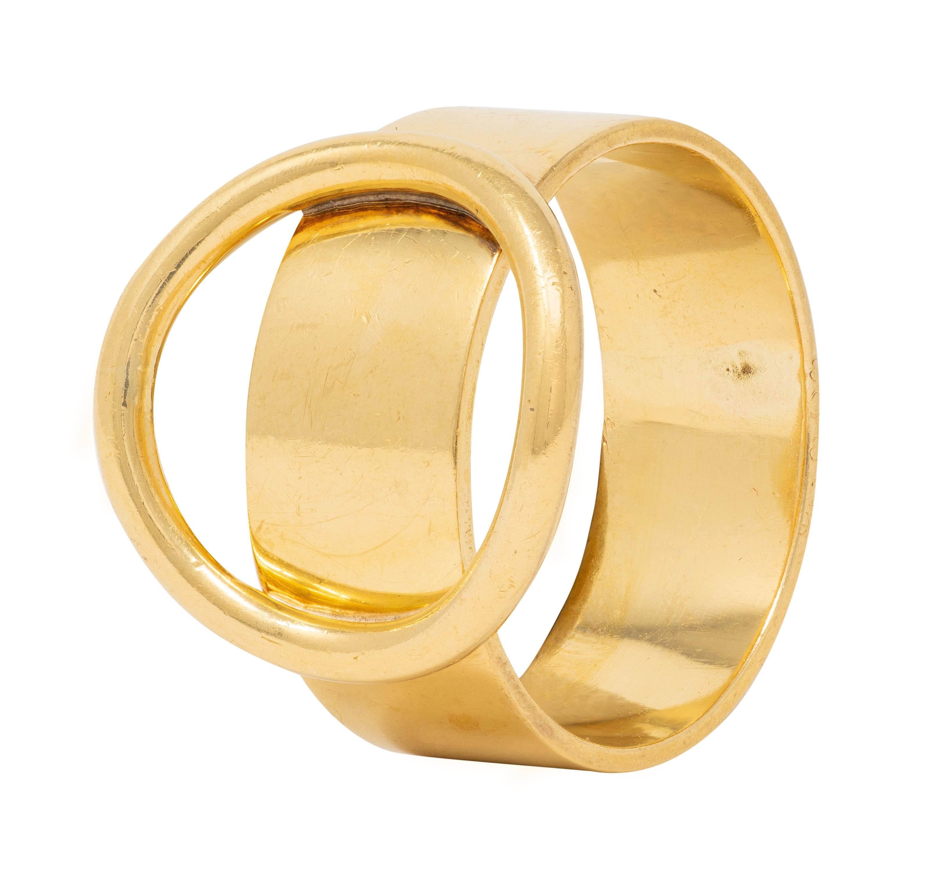 Cartier Dinh Van 1970's 18 Karat Yellow Gold Vintage Circle Band Ring