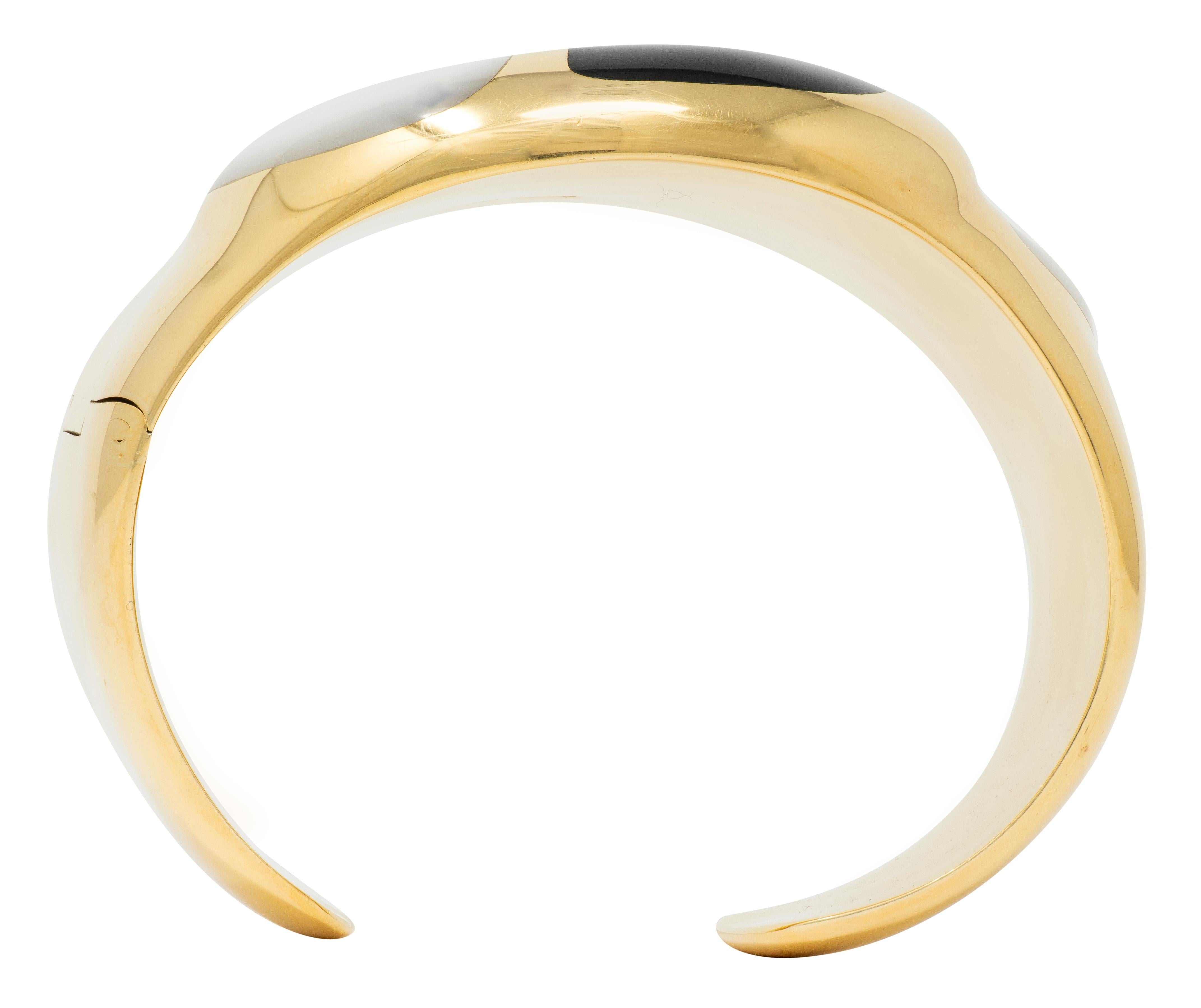 Tiffany & Co. Elsa Peretti 1970's 18K Gold Vintage Taurus Zodiac Cuff Bracelet