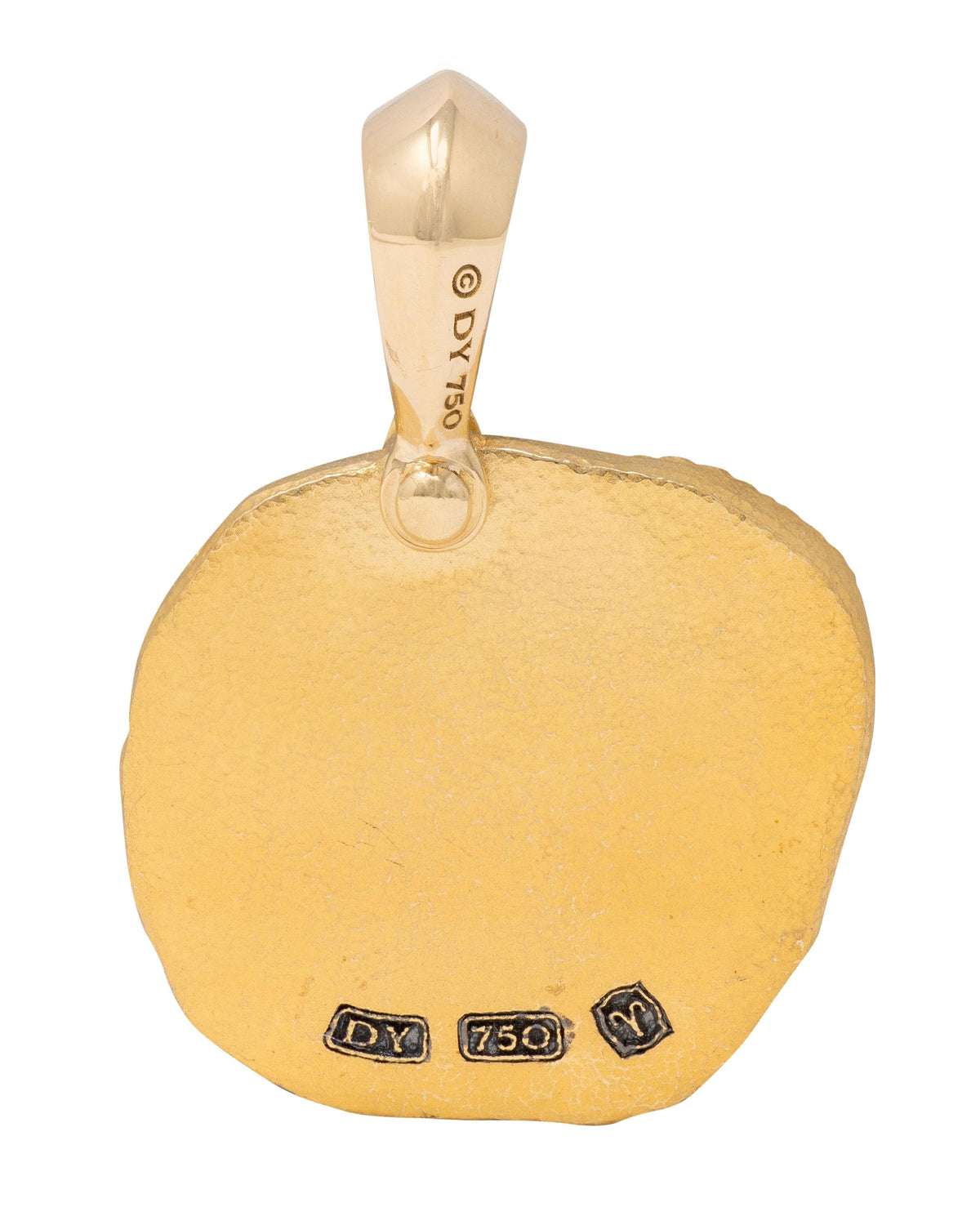 David Yurman 18 Karat Yellow Gold Contemporary Aries Zodiac Pendant