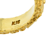 Art Nouveau 18 Karat Yellow Gold Orange Blossom Garland Antique Band Ring Wilson's Estate Jewelry