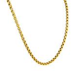 Tiffany & Co 1970's 18 Karat Yellow Gold Vintage Box Chain Necklace Wilson's Estate Jewelry