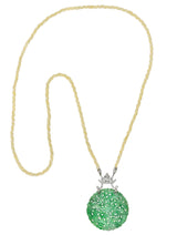 Tiffany & Co. Art Deco Substantial Carved Jade Dragon Seed Pearl Diamond Platinum Sautoir Pendant NecklaceNecklace - Wilson's Estate Jewelry