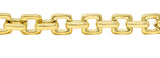 Louis Vuitton Paris 2000's 18 Karat Yellow Gold Square Lock & Key Vintage Charm Bracelet Wilson's Estate Jewelry