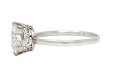 Art Deco 2.29 CTW Old European Cut Diamond Platinum Six Prong Engagement Ring GIA Wilson's Estate Jewelry