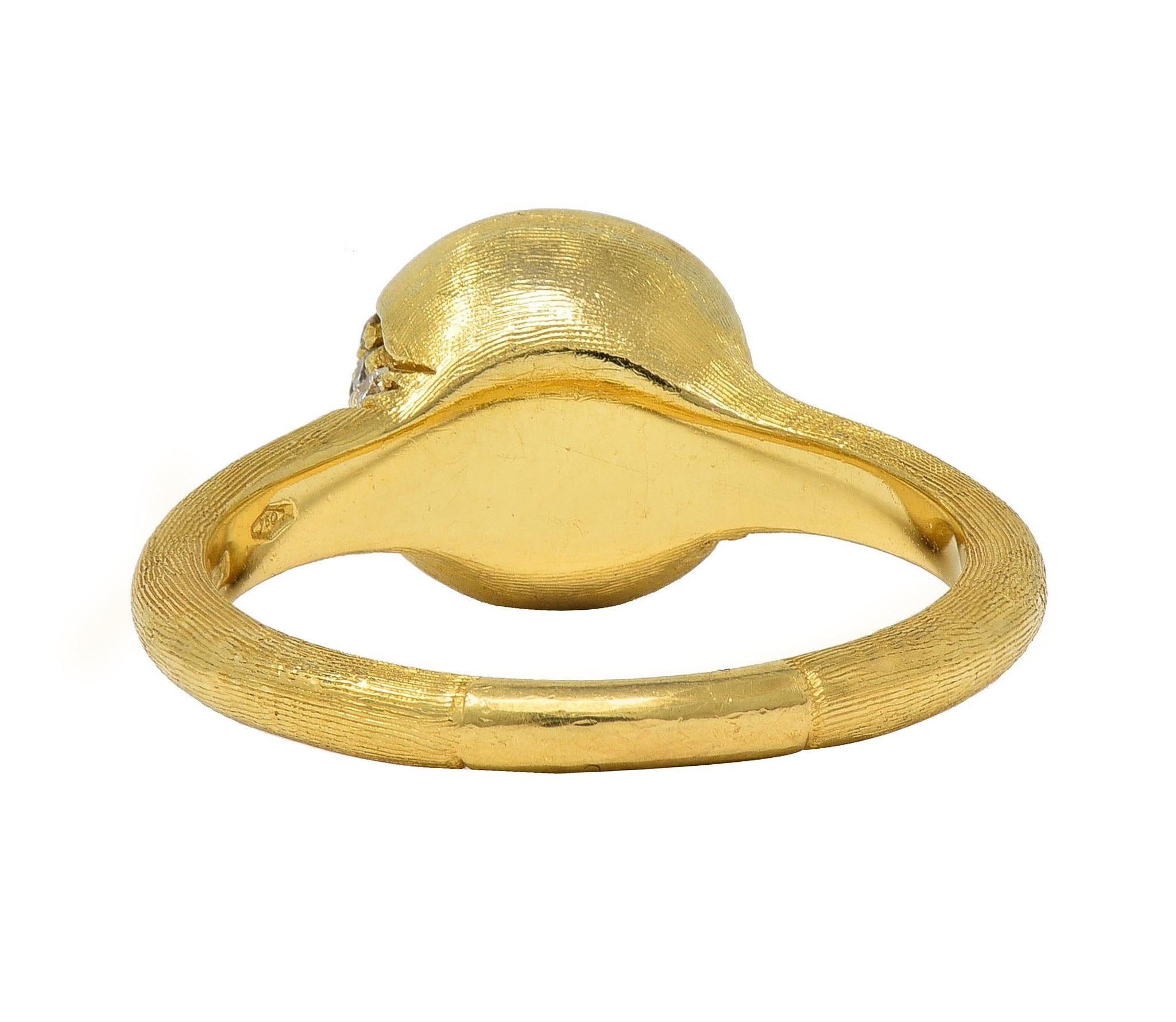 Marco Bicego Contemporary Diamond 18K Gold Africa Constellation Bauble Ring