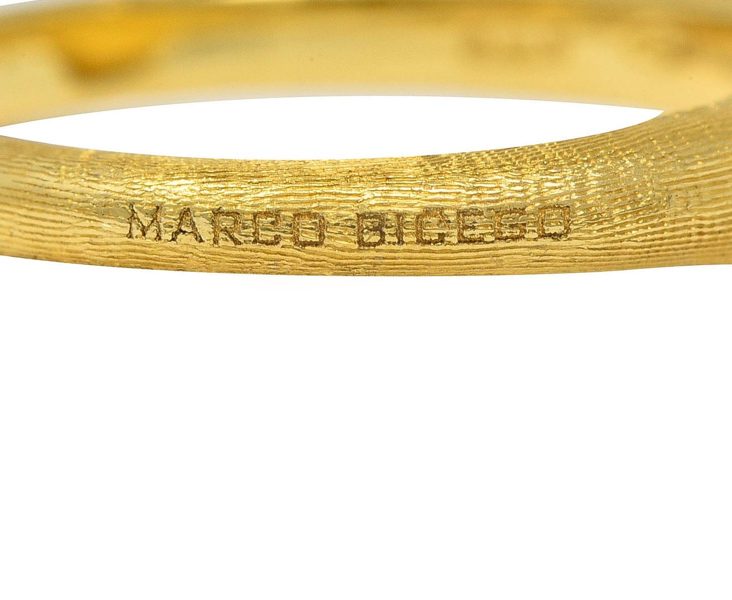 Marco Bicego Contemporary Diamond 18K Gold Africa Constellation Bauble Ring