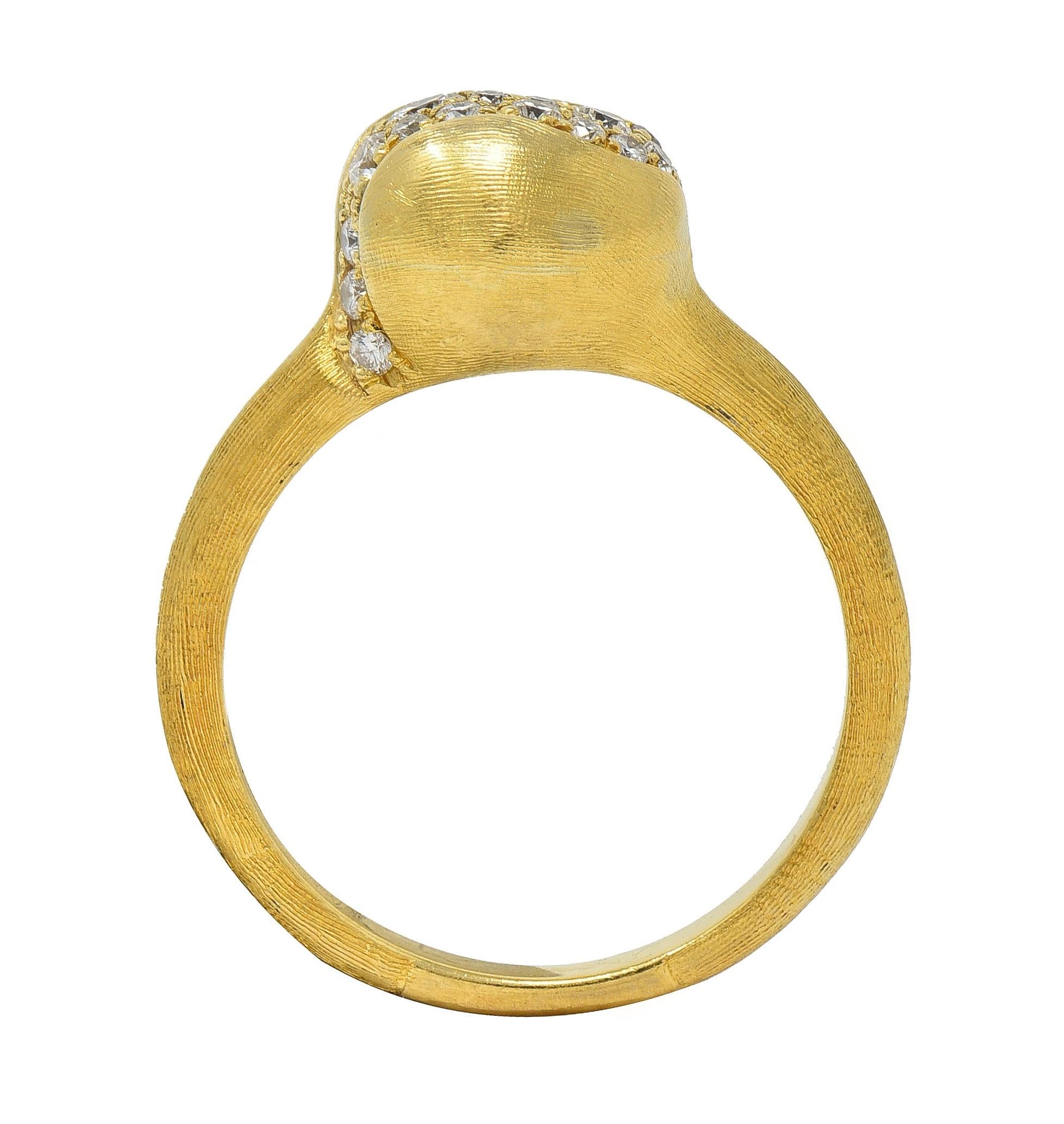 Marco Bicego Contemporary Diamond 18K Gold Africa Constellation Bauble Ring