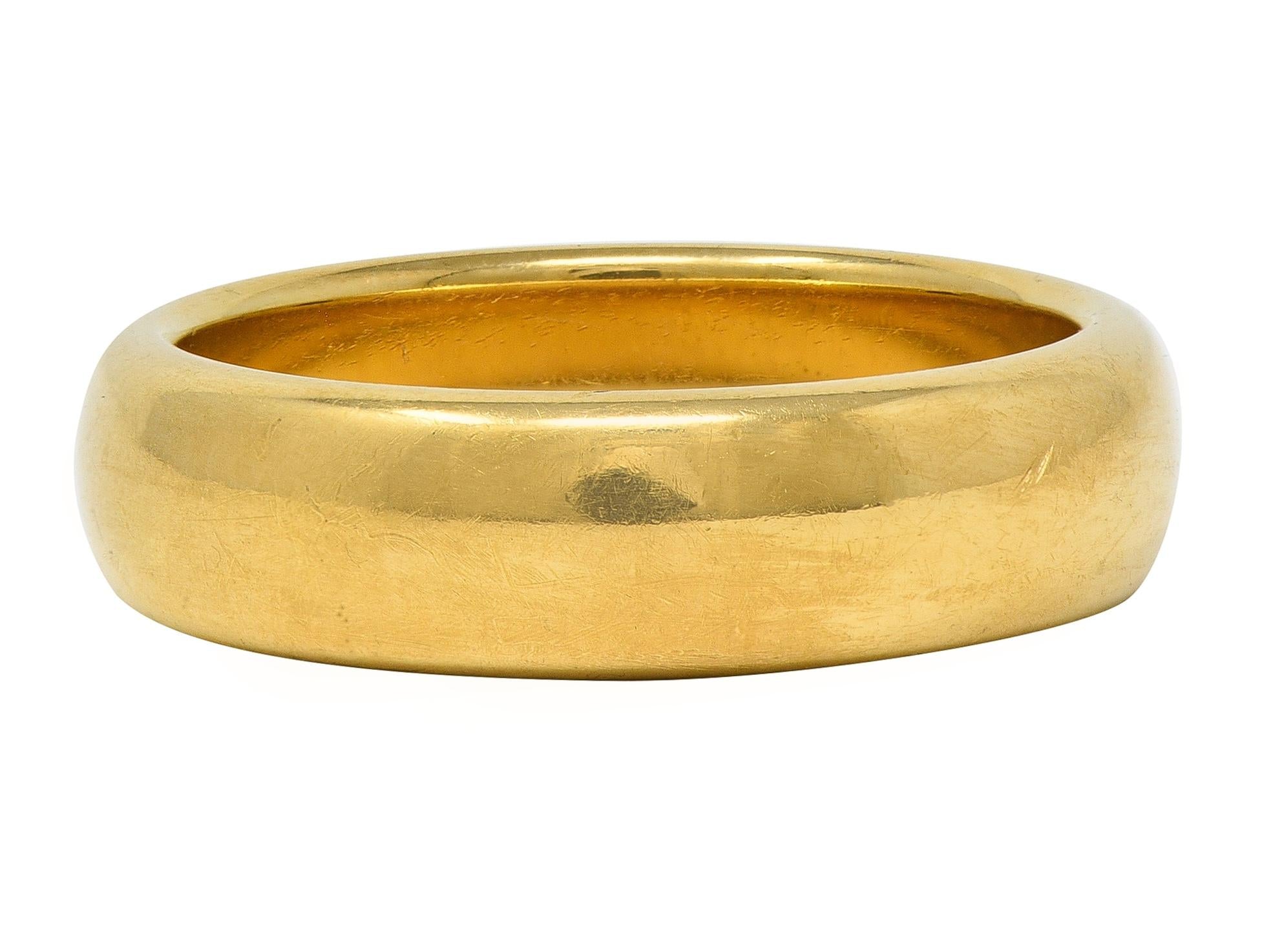 Tiffany & Co. 1999 18 Karat Yellow Gold Vintage Wedding Band Ring