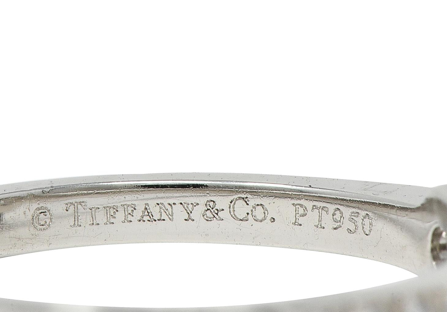 Tiffany & Co. Contemporary 1.59 CTW Cushion Diamond Platinum Engagement Ring