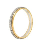 Art Deco Bristol Ring Co. Platinum 14 Karat Yellow Gold Orange Blossom Ring