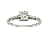 Harber Vintage 0.76 CTW Old European Diamond Platinum Vintage Engagement Ring