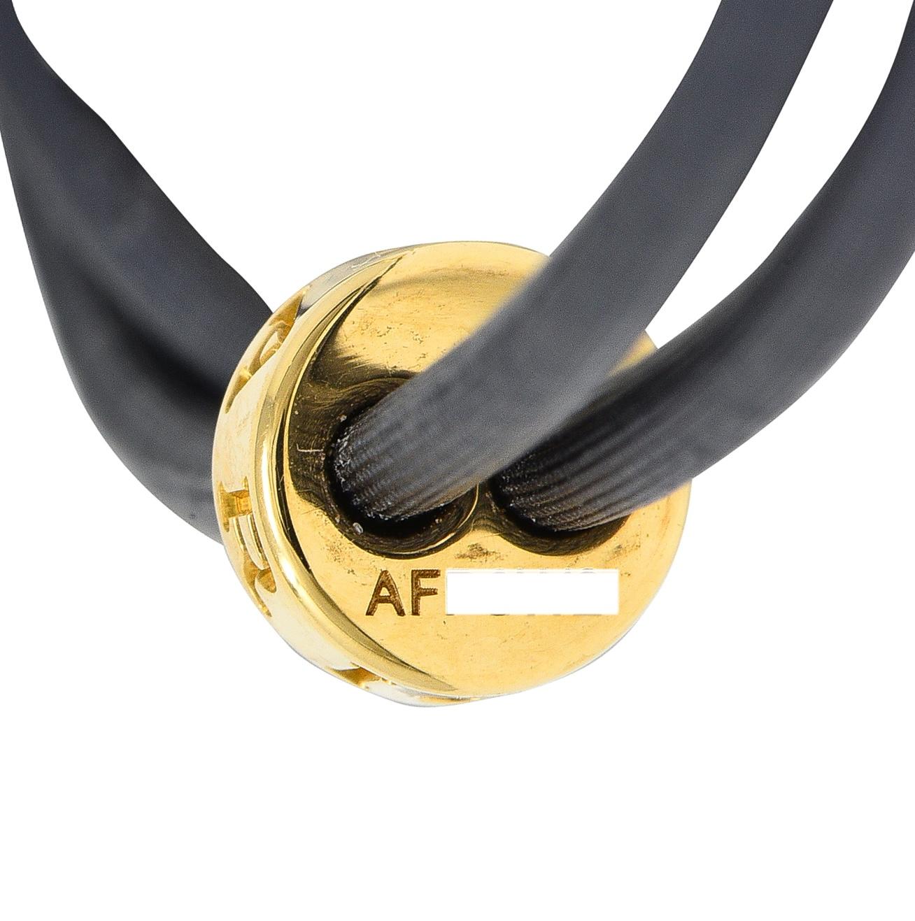 Bulgari 18K Yellow Gold Cord Sassi Mediterranean Eden Nugget Pendant Necklace