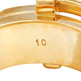 Gucci Contemporary 18 Karat Yellow Gold Belt Buckle Band Ring