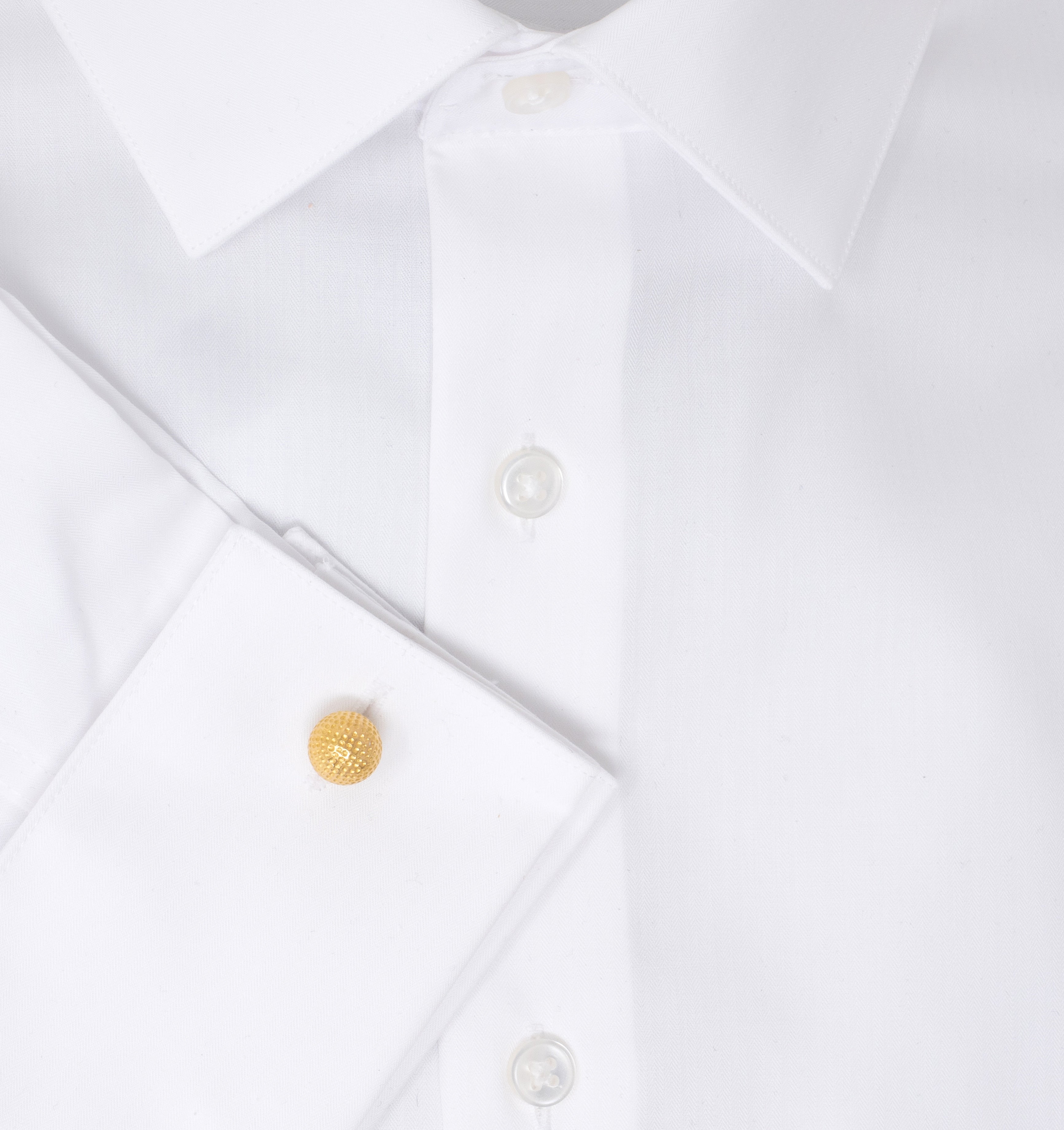1960's French 18 Karat Yellow Gold Vintage Golf Cufflinks