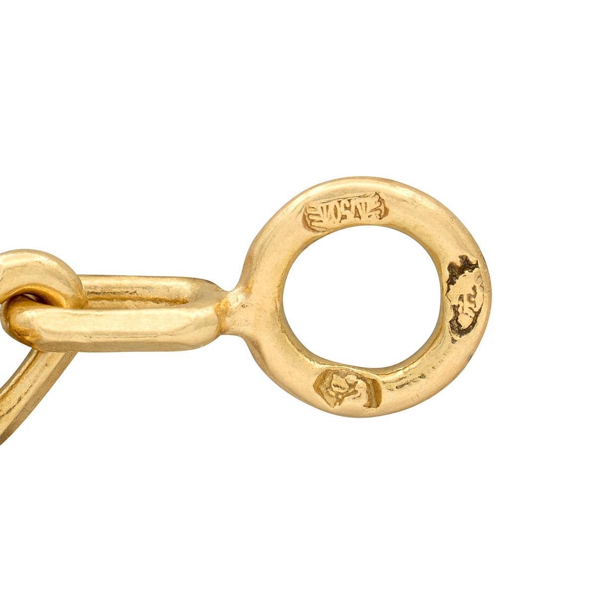 Van Cleef & Arpels 2020's 18K Gold Contemporary Alhambra Station Link Bracelet