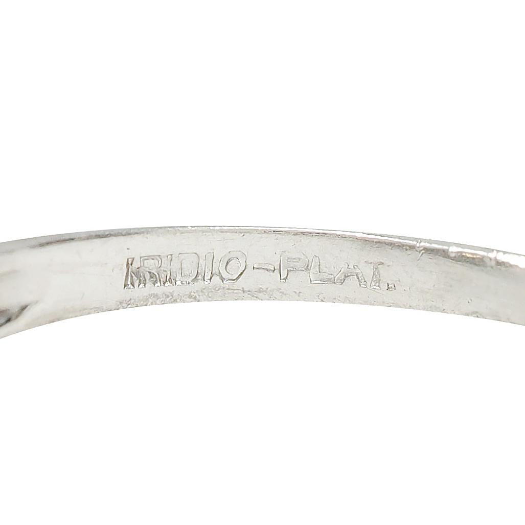 Edwardian European Diamond Platinum Antique Lily-of-the-Valley Engagement Ring