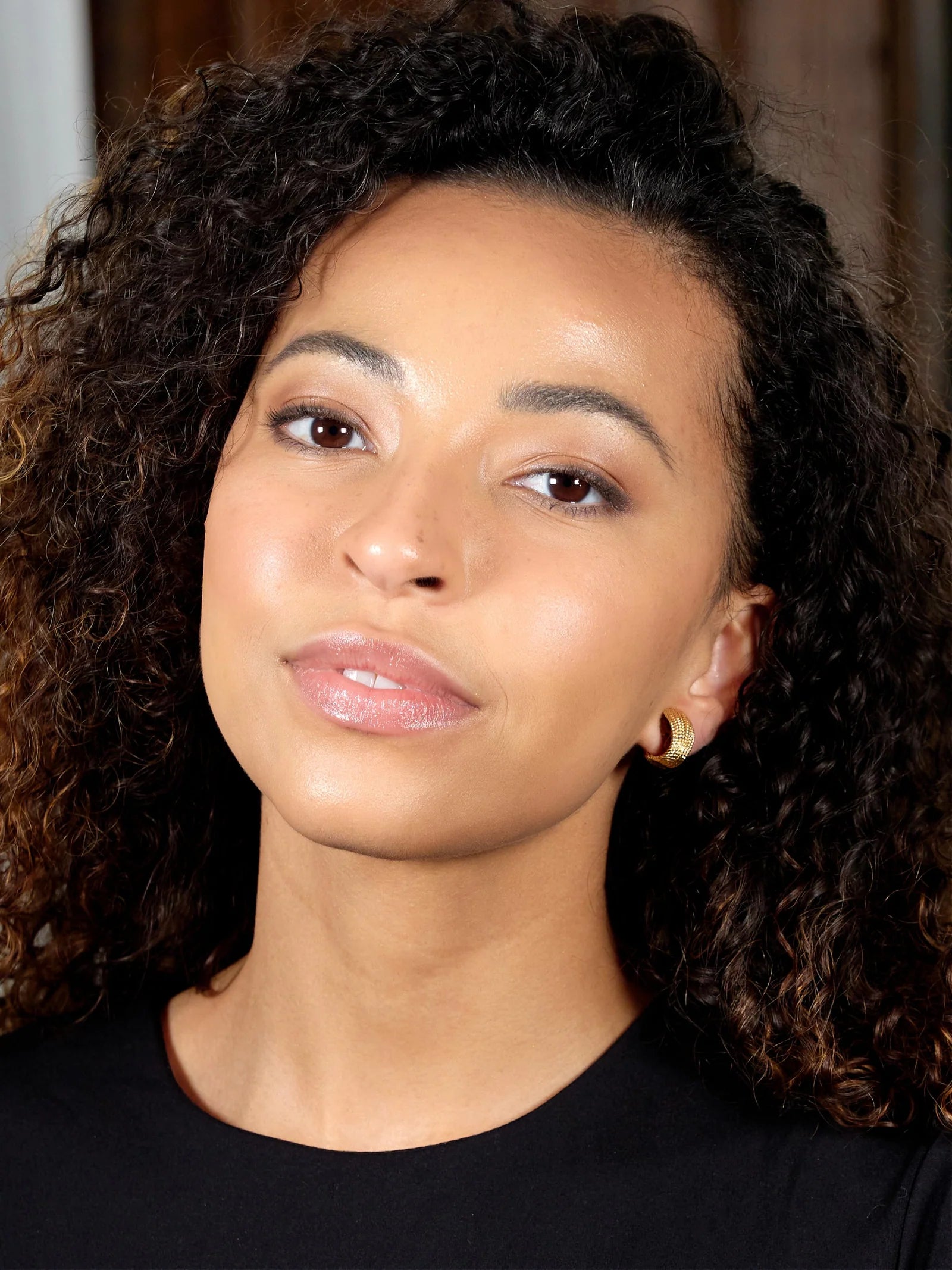 Van Cleef & Arpels French 1960's 18 Karat Yellow Gold Twisted Rope J-Hoop Ear-Clip Earrings