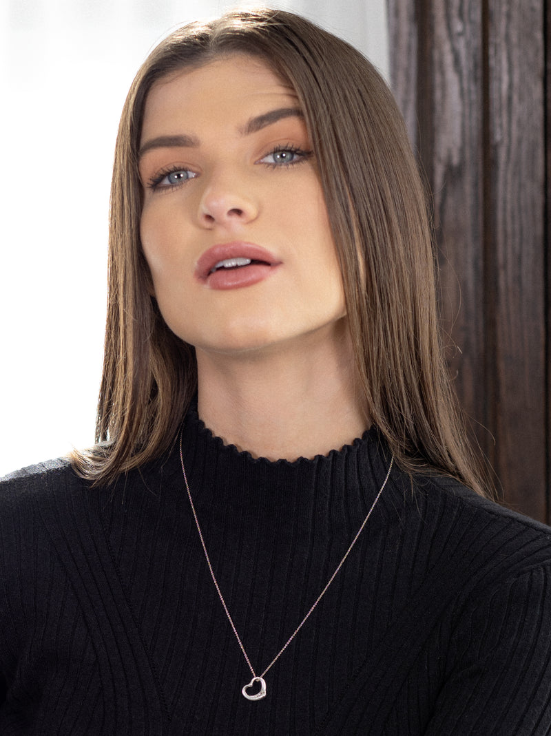 Tiffany & Co. // x Elsa Peretti Sterling Silver Open Heart Necklace – VSP  Consignment