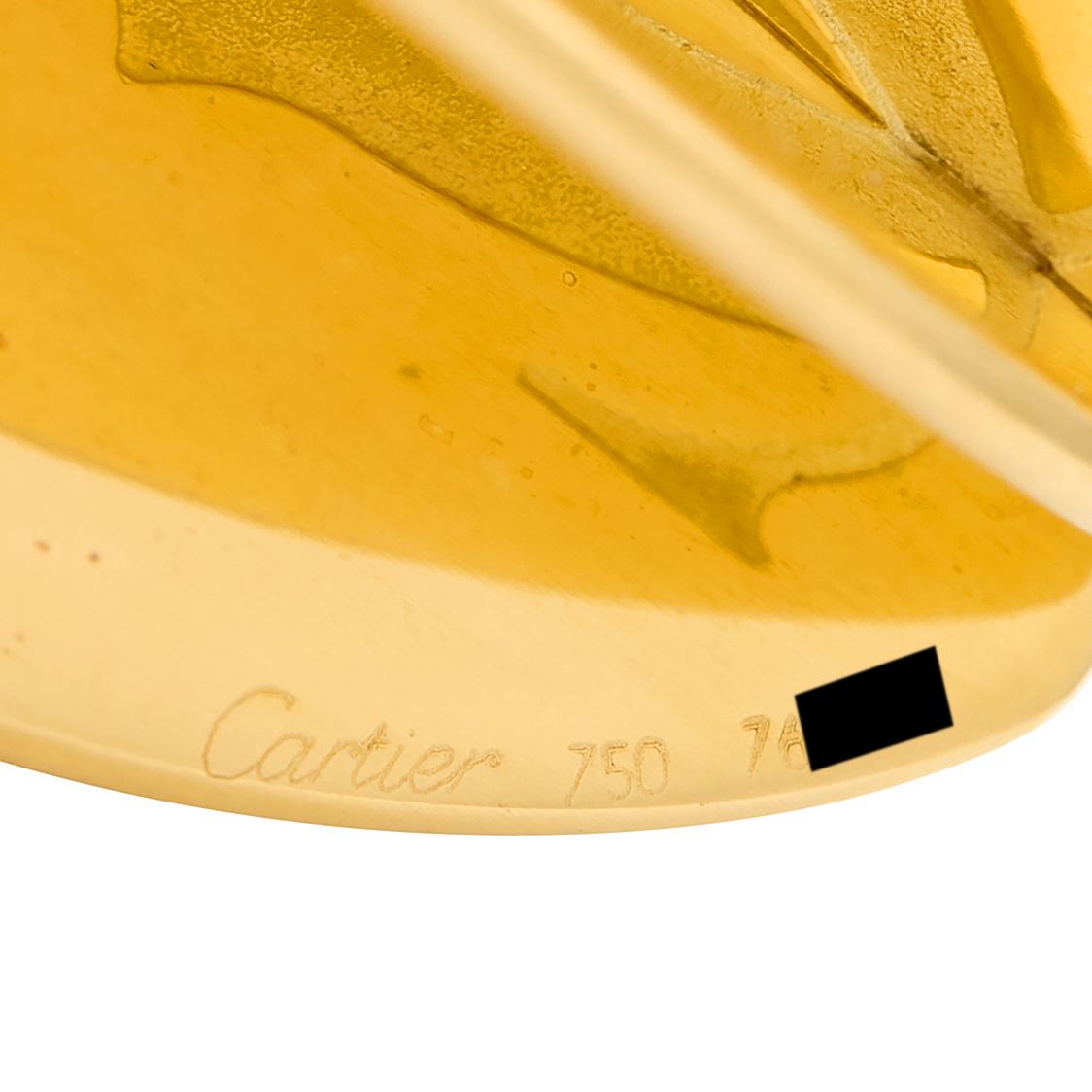 Cartier French 2000's 18 Karat Yellow Gold Golden Apple Pendant