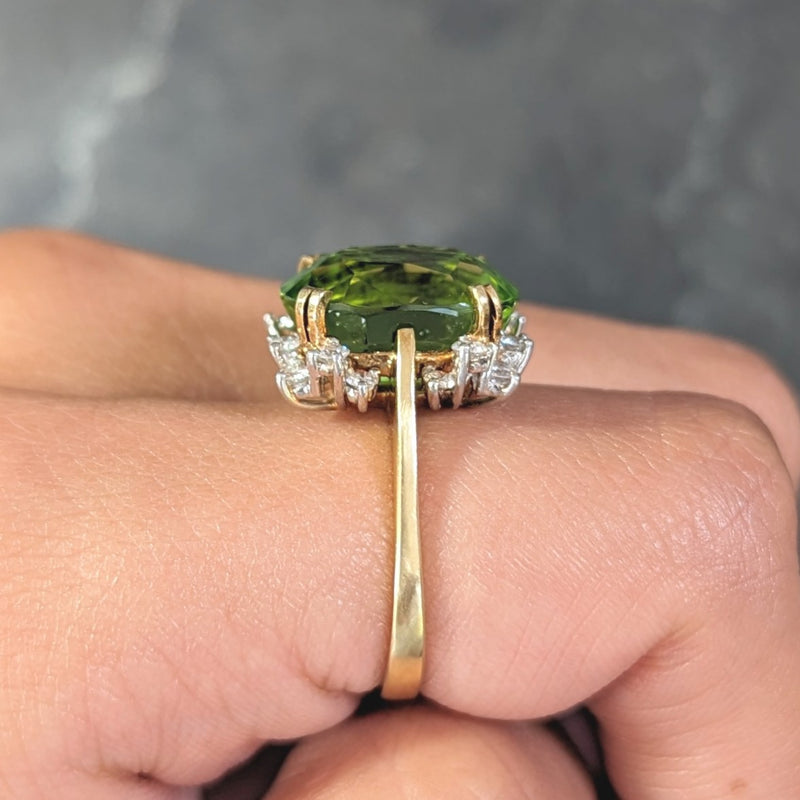 Solid Gold Pretty Peridot Ring | Local Eclectic – local eclectic