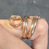 Gucci Contemporary 18 Karat Rose Gold Horsebit Wrap Ring Wilson's Estate Jewelry