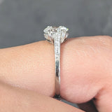 Art Deco 1.68 CTW Old European Cut Diamond 14 Karat White Gold Vintage Engagement Ring Wilson's Estate Jewelry