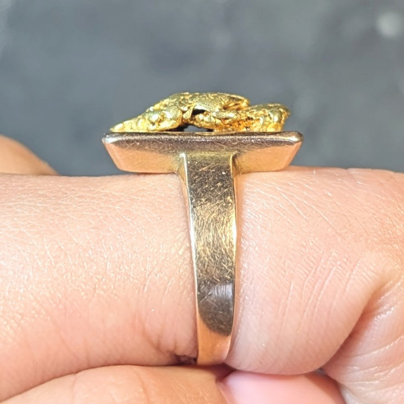 Elysium Black Diamond Ring with 24 karat yellow gold inlay – Jackson Hole  Jewelry Company