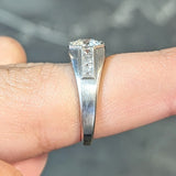 Tiffany & Co. Art Deco 1.20 CTW Old European French Cut Diamond Platinum Vintage Alternative Engagement Ring Wilson's Estate Jewelry