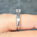 Tiffany & Co. 0.48 CTW Diamond Platinum Harmony Solitaire Engagement Ring GIA Wilson's Estate Jewelry