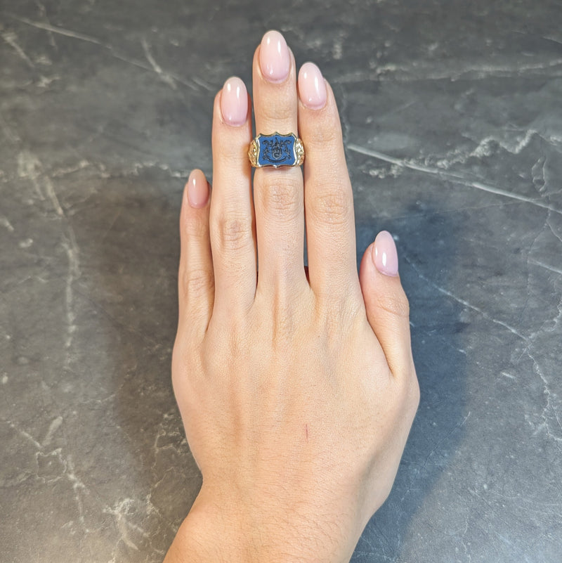 Goldcrest online signet rings